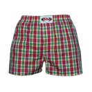 Pánske trenky Styx Červeno-zelená kocka