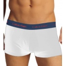 3 PACK Pánske Boxerky Calvin Klein Cotton Stretch - biele