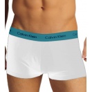 3 PACK Pánske Boxerky Calvin Klein Cotton Stretch - biele
